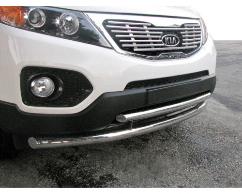 Передній захист ST014 (нерж.) для Kia Sorento XM 2009-2014