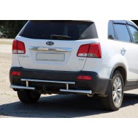 Задня дуга AK002-2 (нерж.) для Kia Sorento XM 2009-2014