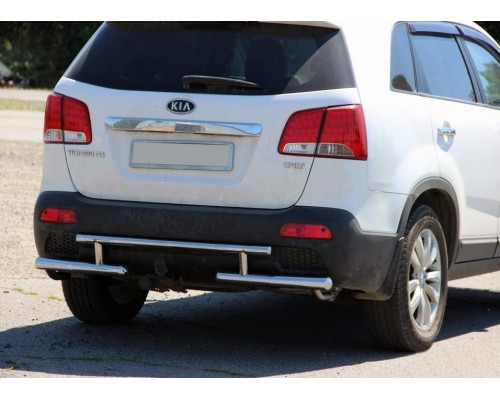 Задня дуга AK002-2 (нерж.) для Kia Sorento XM 2009-2014