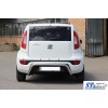 Задняя дуга AK002 (нерж) для Kia Soul I 2008-2013