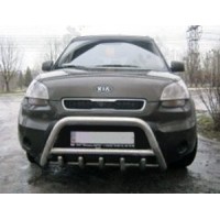 Кенгурятник WT003 (нерж) 51 мм для Kia Soul II 2013-2018