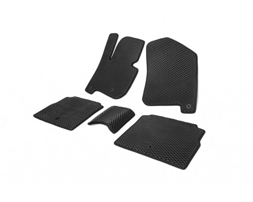 Поліуретанові килимки EV (EVA, чорні) для Kia Soul II 2013-2018 - 62619-11