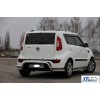 Задній захист AK007-2 (нерж) для Kia Soul II 2013-2018