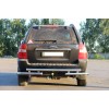 Задня дуга AK007 (нерж.) для Kia Sportage 2004-2010