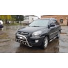 Кенгурятник WT003 (нерж.) для Kia Sportage 2004-2010