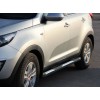 Бічні труби (2 шт., нерж.) для Kia Sportage 2010-2015