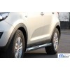 Бічні труби (2 шт., нерж.) для Kia Sportage 2010-2015