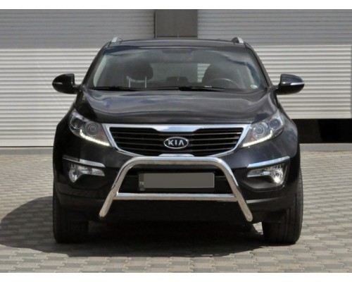 Кенгурятник WT006 (нерж.) для Kia Sportage 2010-2015
