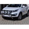 Кенгурятник WT018 (нерж.) для Kia Sportage 2010-2015