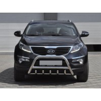 Кенгурятник WT003 (нерж.) для Kia Sportage 2010-2015