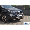 Кенгурятник WT003 (нерж.) для Kia Sportage 2010-2015