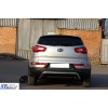 Задня дуга AK007 (нерж.) для Kia Sportage 2010-2015