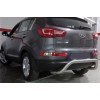 Задня дуга AK007 (нерж.) для Kia Sportage 2010-2015