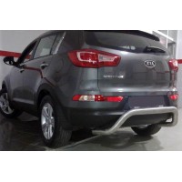 Задня дуга AK007 (нерж.) для Kia Sportage 2010-2015