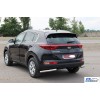 Задній захист куточки AK003 (нерж) для Kia Sportage 2015-2021