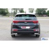 Задній захист куточки AK003 (нерж) для Kia Sportage 2015-2021