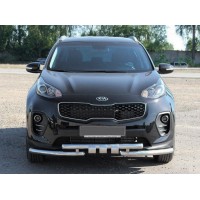 Передній захист ST009-15 (нерж) для Kia Sportage 2015-2021