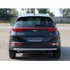 Задняя защита AK002 (нерж) для Kia Sportage 2015-2021