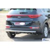 Задняя защита AK002 (нерж) для Kia Sportage 2015-2021