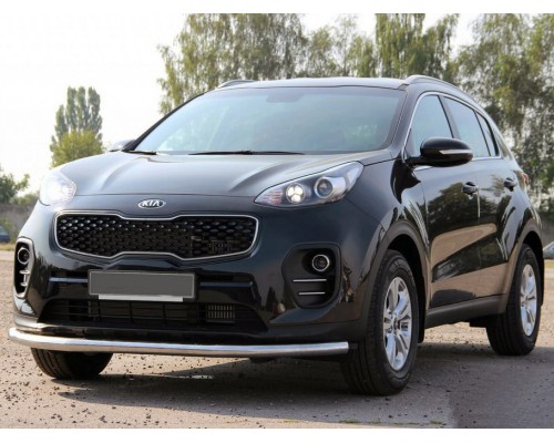 Передняя защита ST008 (нерж) для Kia Sportage 2015-2021