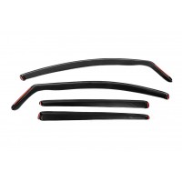 Ветровики вставные (Pryn, 4 шт) для Volkswagen Golf 7