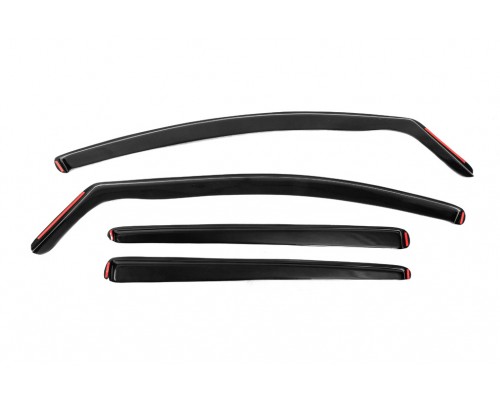Ветровики вставные (Pryn, 4 шт) для Volkswagen Golf 7