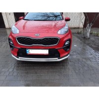 Передній захист ST014 (нерж) для Kia Sportage 2015-2021