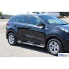 Бічні труби BB002 (2 шт, нерж) для Kia Sportage 2015-2021