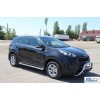 Бічні труби BB001 (2 шт, нерж) для Kia Sportage 2015-2021
