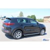 Бічні труби BB001 (2 шт, нерж) для Kia Sportage 2015-2021