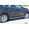 Бічні труби BB001 (2 шт, нерж) для Kia Sportage 2015-2021