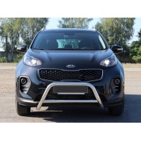 Кенгурятник WT006 (нерж) для Kia Sportage 2015-2021