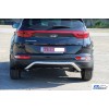 Задній захист AK007 (нерж) для Kia Sportage 2015-2021