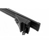 Перемычки на встроенные рейлинги под ключ Wizard V2 (2 шт) 115см, черные для Kia Stonic 2017+