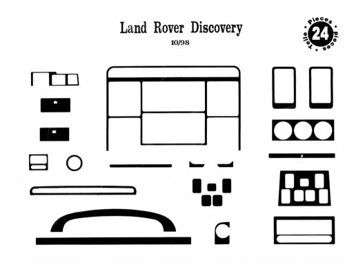 Накладки на панель для Land Rover Discovery II - 55825-11