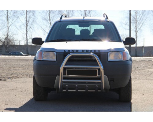 Кенгурятник QT007 (нерж.) для Land Rover Freelander I