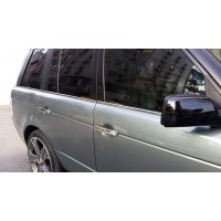 Окантовка скла (6 шт, нерж) для Range Rover III L322 2002-2012