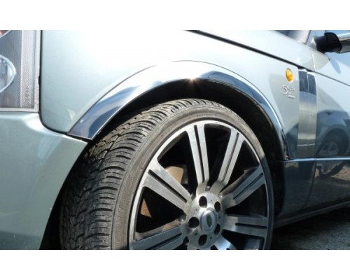 Накладки на арки (4 шт, нерж) для Range Rover III L322 2002-2012