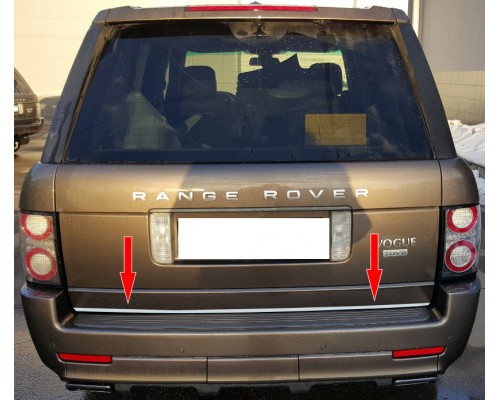 Кромка багажника (нерж.) для Range Rover III L322 2002-2012 - 49695-11