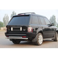 Задня дуга AK002-Double (нерж.) для Range Rover III L322 2002-2012