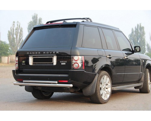 Задня дуга AK002-Double (нерж.) для Range Rover III L322 2002-2012