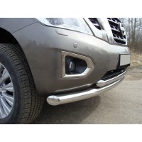 Передній захист ST014 (нерж) 60/42 мм для Range Rover III L322 2002-2012