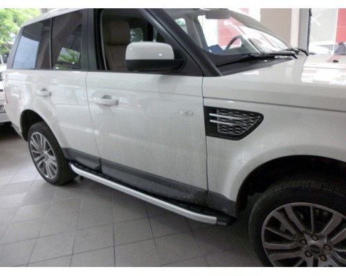 Бічні пороги Fullmond (2 шт, алюм.) для Range Rover Sport 2005-2013 - 72690-11