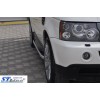 Бічні пороги Fullmond (2 шт, алюм.) для Range Rover Sport 2005-2013 - 72690-11