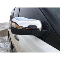 Накладки на зеркала (2 шт, нерж.) OmsaLine - Итальянская нержавейка для Range Rover Sport 2005-2013 гг