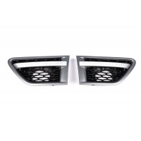 Зябра в крила (чорні, 2010-2013, 2 шт) для Range Rover Sport 2005-2013