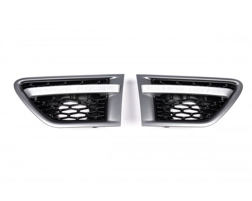 Жабры в крылья (черные, 2010-2013, 2 шт) для Range Rover Sport 2005-2013 - 73705-11