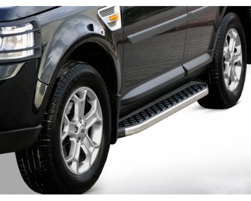 Боковые пороги BlackLine (2 шт, алюминий) для Range Rover Sport 2005-2013 - 72818-11