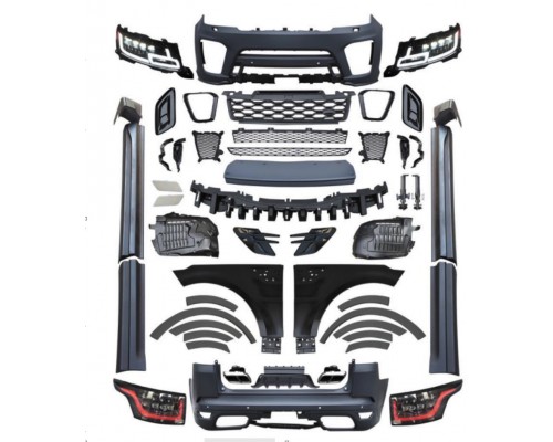 Комплект рестайлинга в 2018-2023 (SVR) для Range Rover Sport 2014↗ гг.