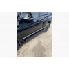 Боковые пороги (2 шт., алюминий) Черный цвет (серая подножка) для Lexus GX460